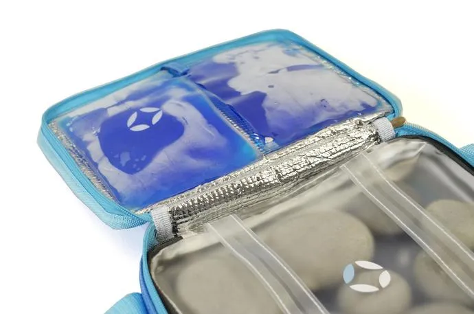 2 Large Cold Therapy Massage Stones