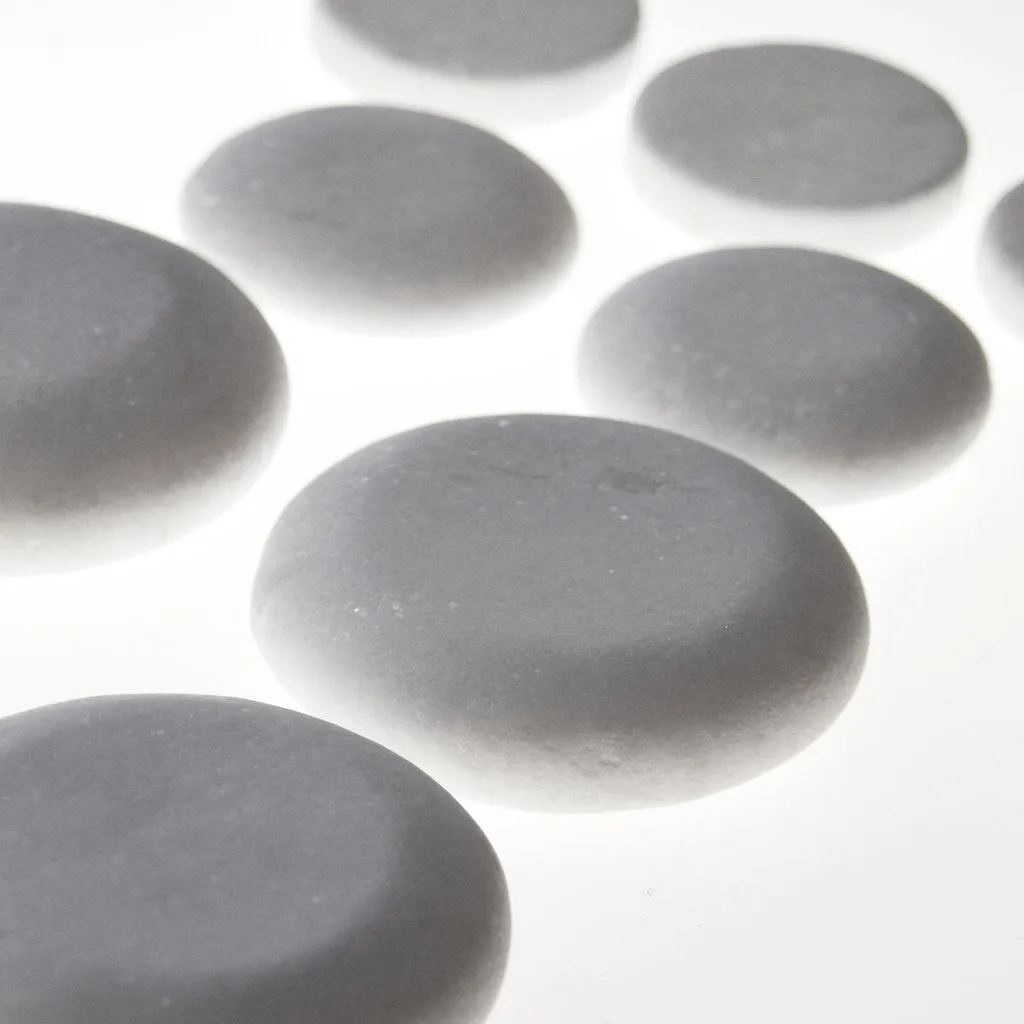 2 Large Cold Therapy Massage Stones
