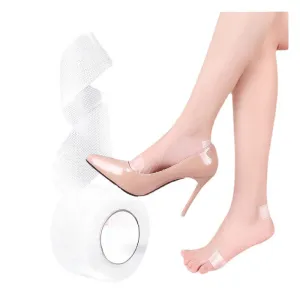 2.5cm*5m Multi-Functional Invisible Anti-Slip Tape for High Heel Shoes, Suitable for Sports Shoes, Leather Shoes, Boots, Work Shoes