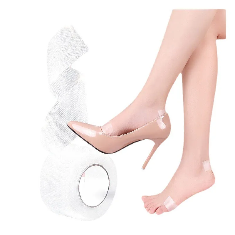 2.5cm*5m Multi-Functional Invisible Anti-Slip Tape for High Heel Shoes, Suitable for Sports Shoes, Leather Shoes, Boots, Work Shoes