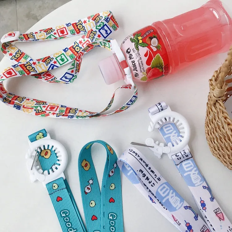 5 PCS 3cm Buckle Beverage Bottle Strap Crossbody Water Cup Lanyard(B7)