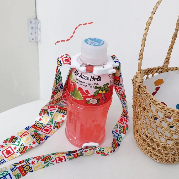 5 PCS 3cm Buckle Beverage Bottle Strap Crossbody Water Cup Lanyard(B7)
