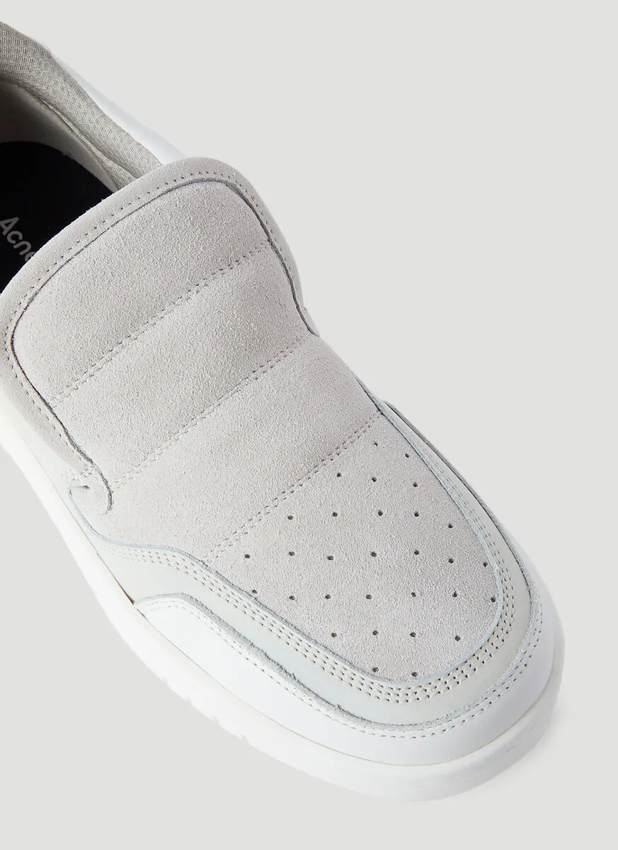 Acne Studios Logo Printed Slip-On Sneakers