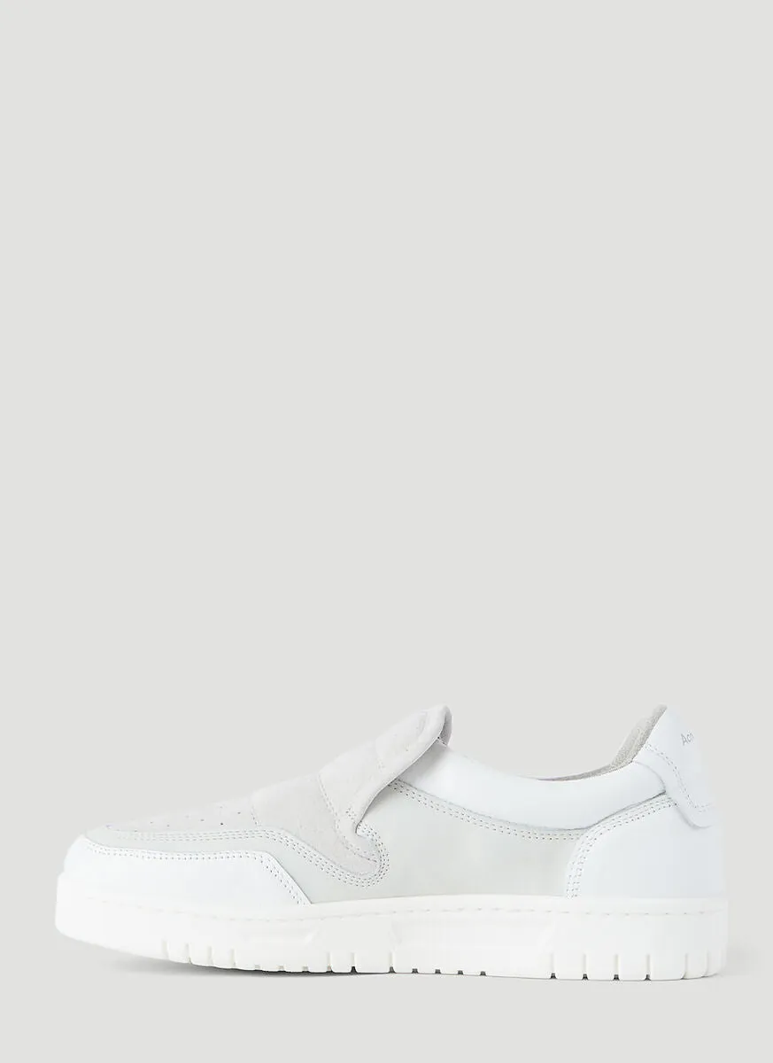 Acne Studios Logo Printed Slip-On Sneakers