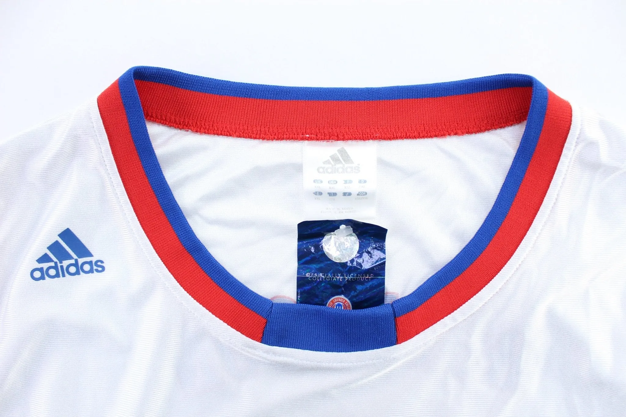Adidas Embroidered Logo Kansas Jayhawks Russell Robinson Jersey