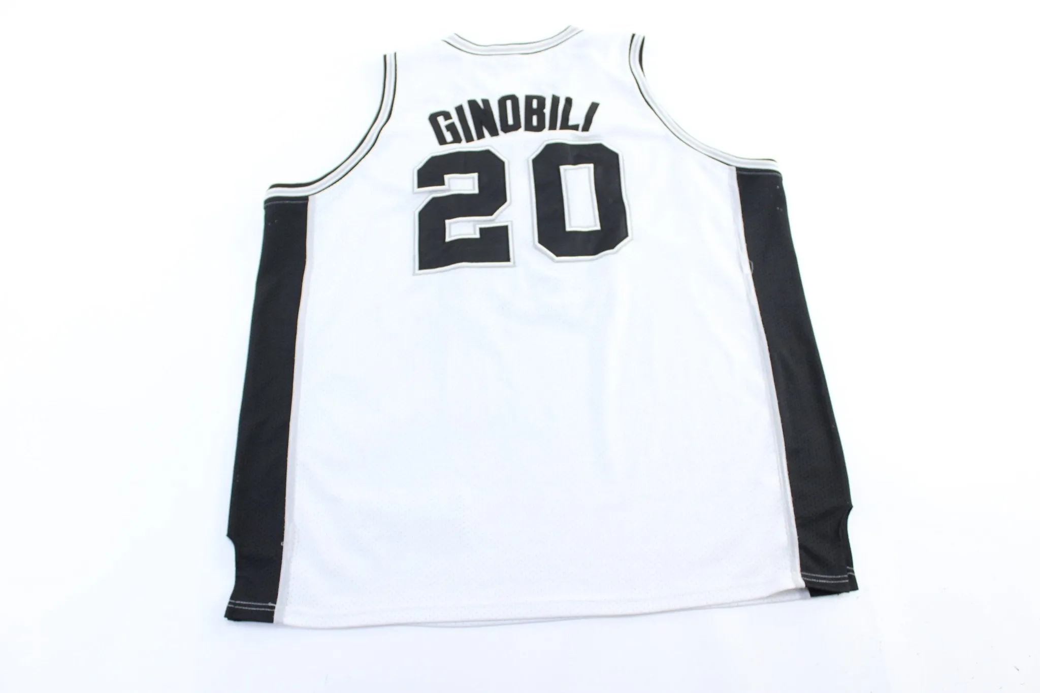 Adidas Embroidered Logo San Antonio Spurs Manu Ginobili Basketball Jersey