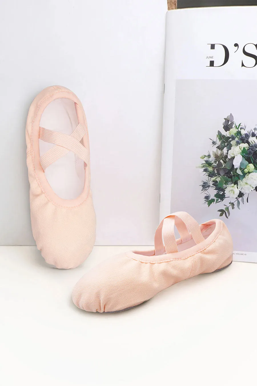 Adults Stretch Canvas Ballet Shoes