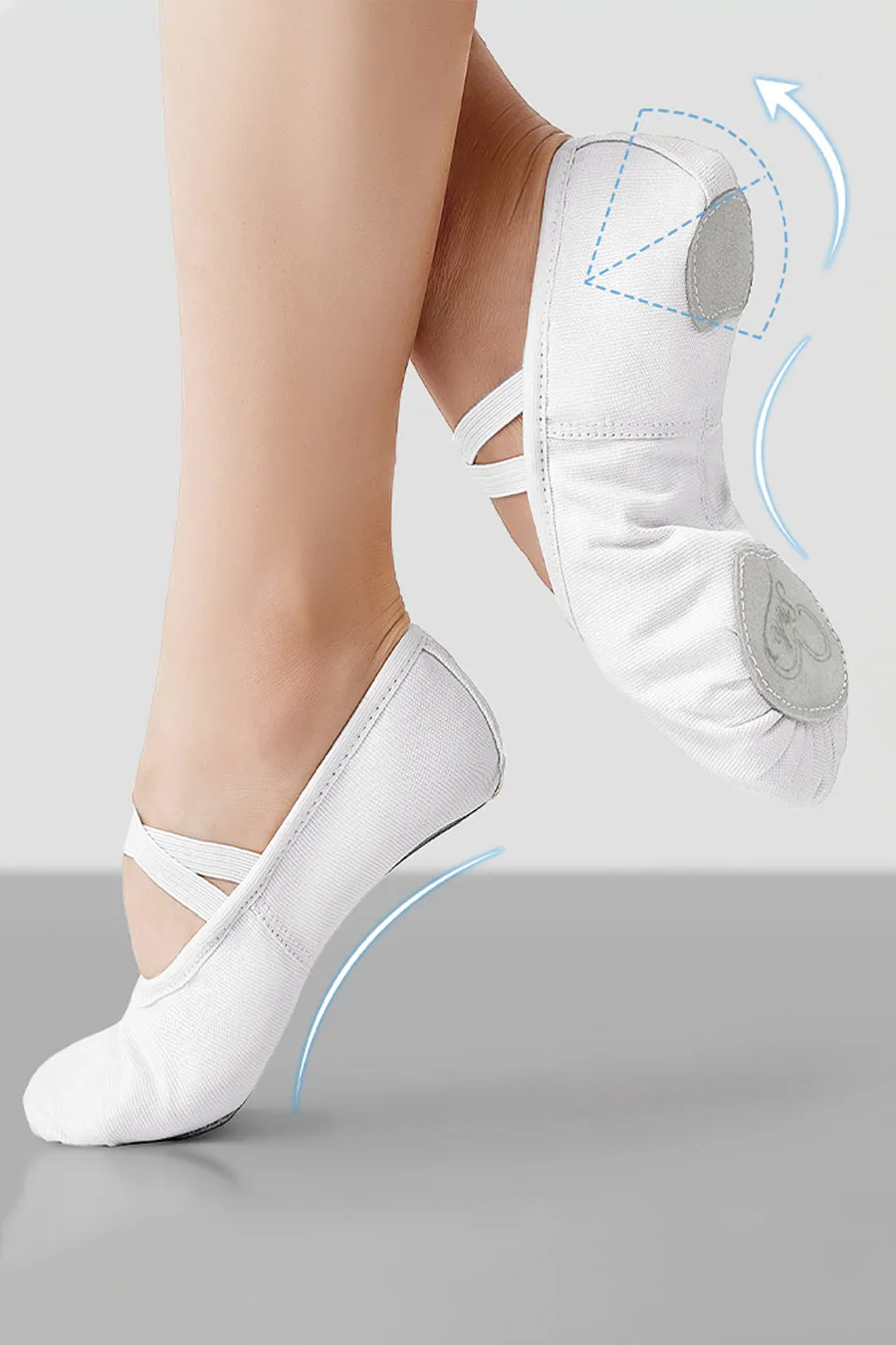 Adults Stretch Canvas Ballet Shoes