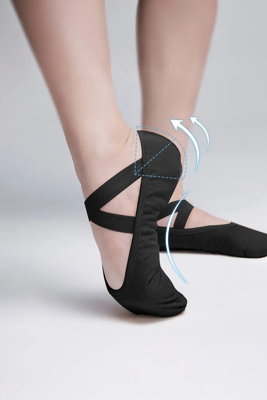 Adults Stretch Canvas Ballet Shoes