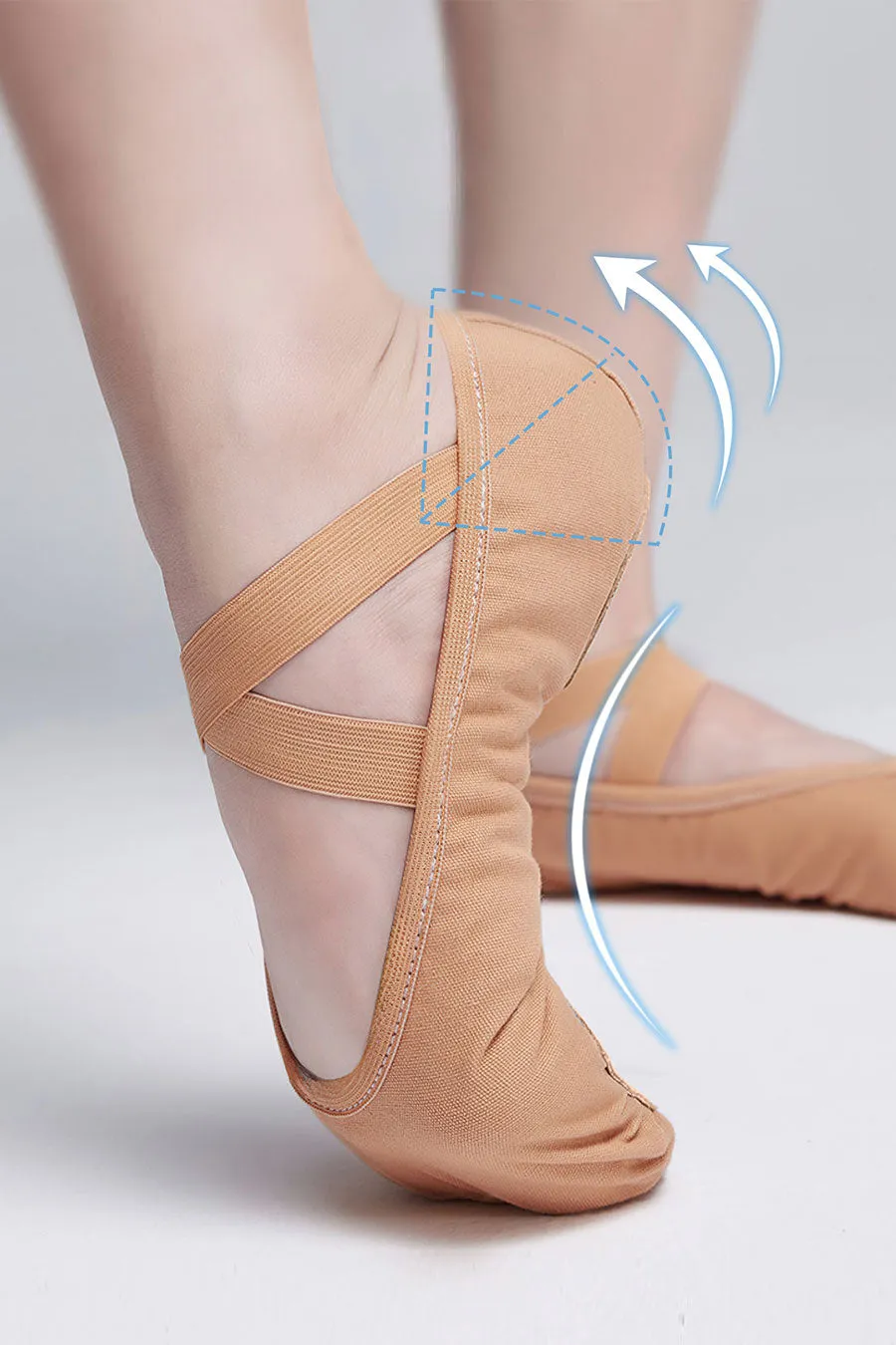 Adults Stretch Canvas Ballet Shoes