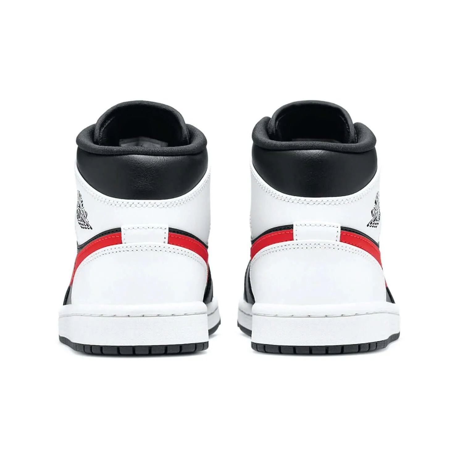 Air Jordan 1 Mid Black Chile Red White
