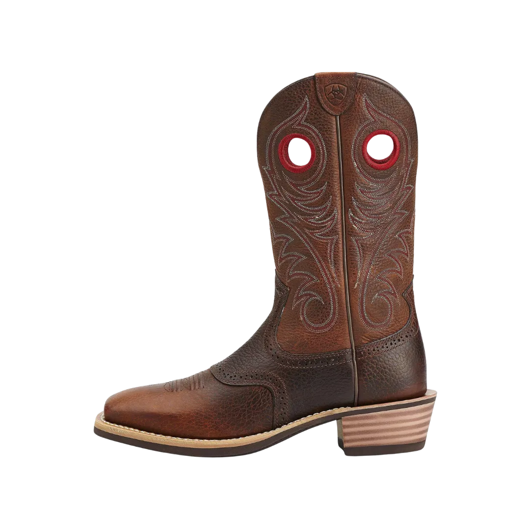 Ariat Men's Heritage Roughstock Wide Western Brown Boot