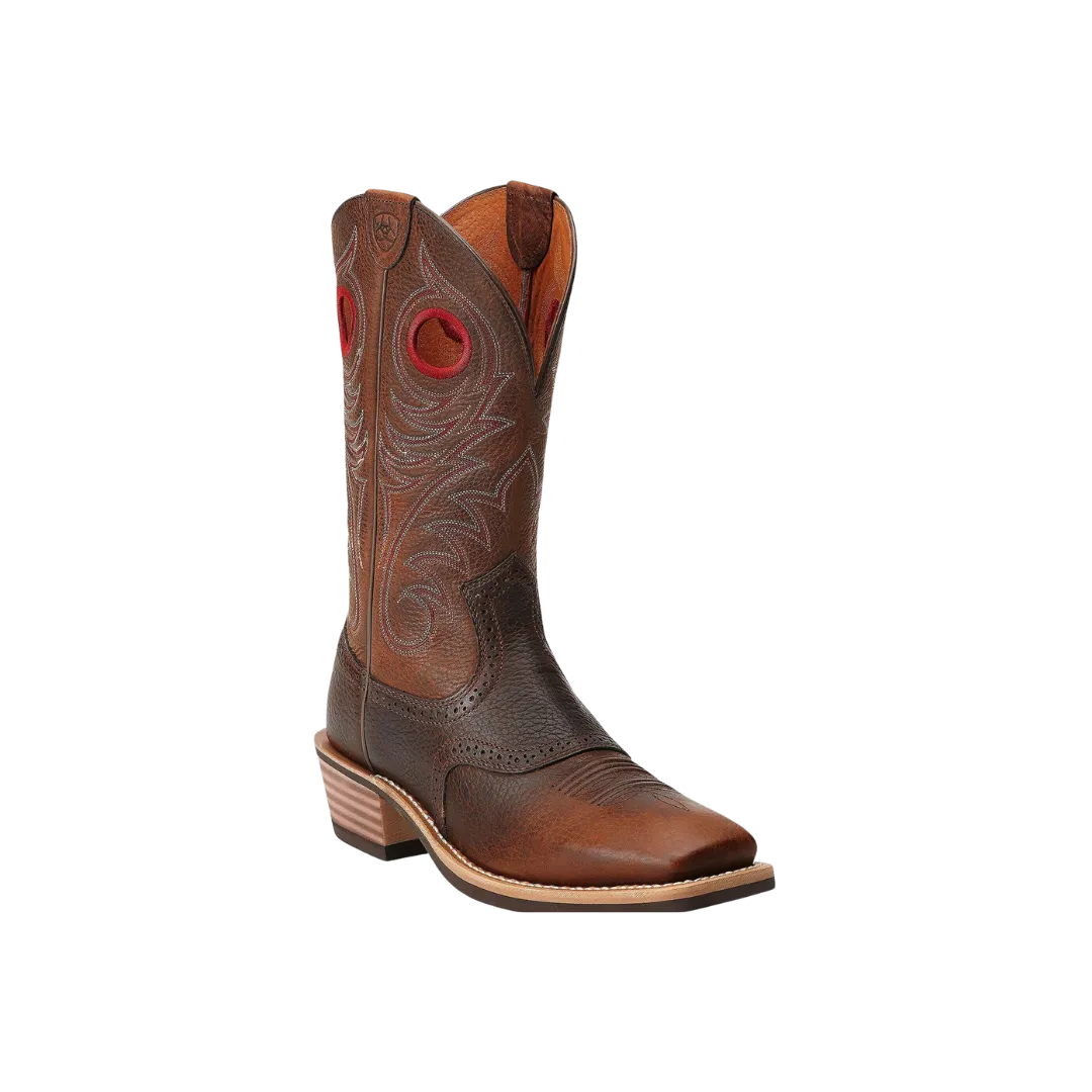 Ariat Men's Heritage Roughstock Wide Western Brown Boot
