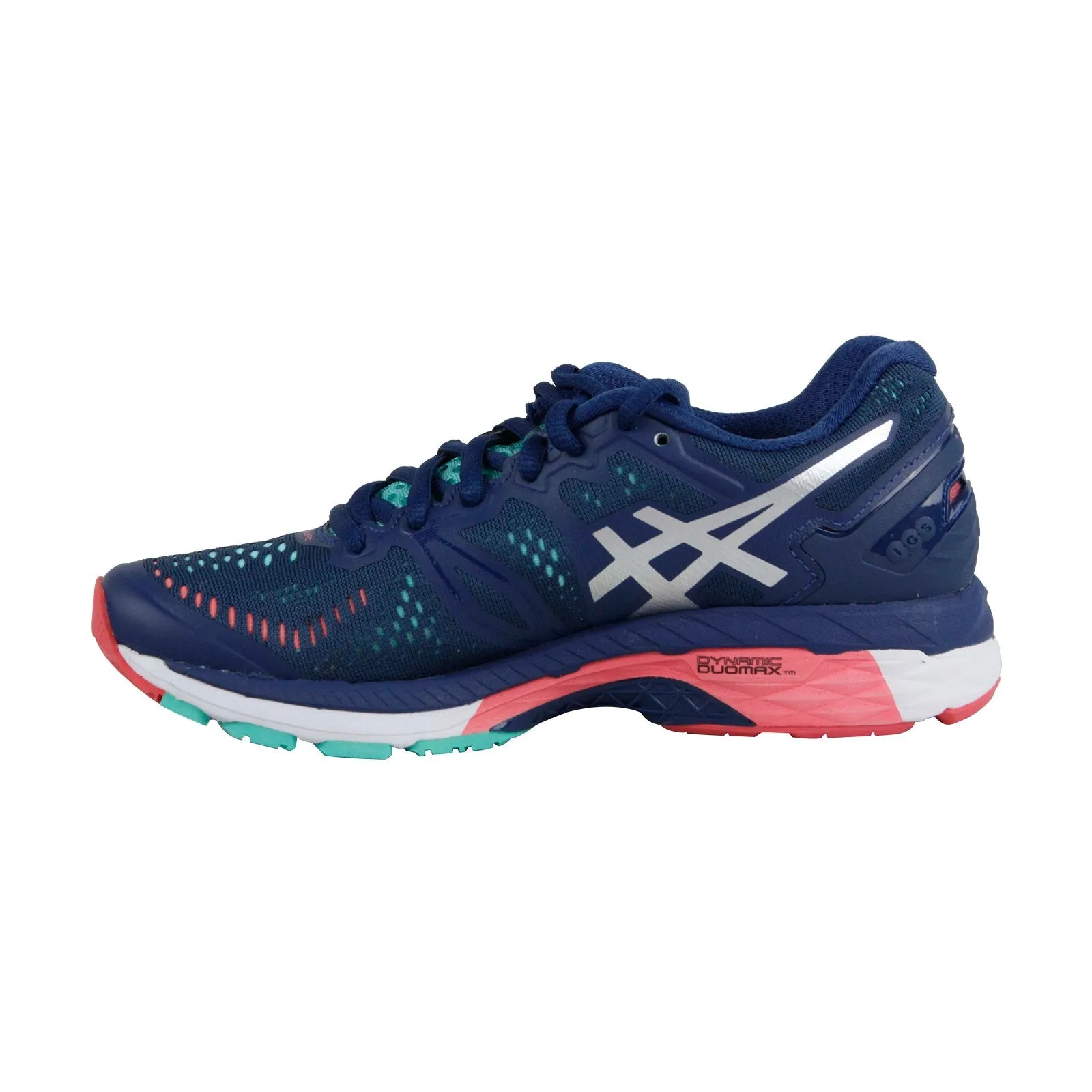 Asics Gel Kayano 23 T696N-5893 Womens Blue Canvas Low Top Athletic Running Shoes