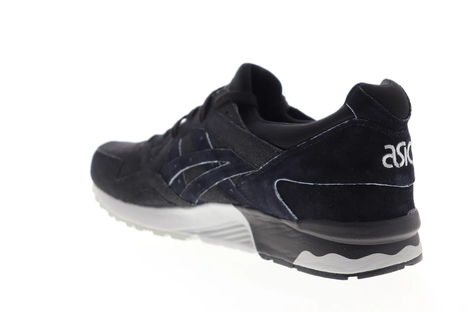 Asics Gel Lyte V H7AVQ-9690 Mens Black Canvas Low Top Lifestyle Sneakers Shoes