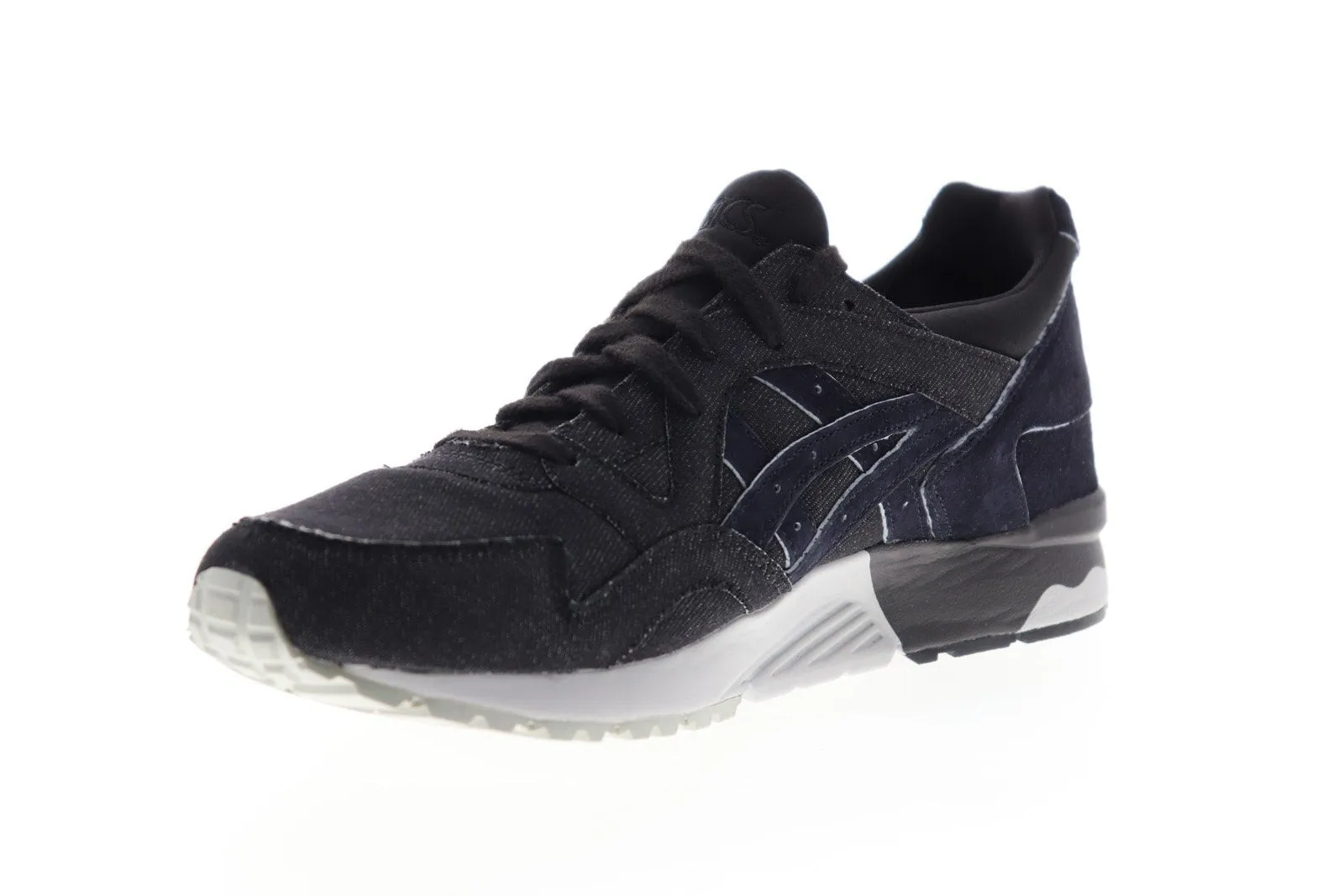 Asics Gel Lyte V H7AVQ-9690 Mens Black Canvas Low Top Lifestyle Sneakers Shoes