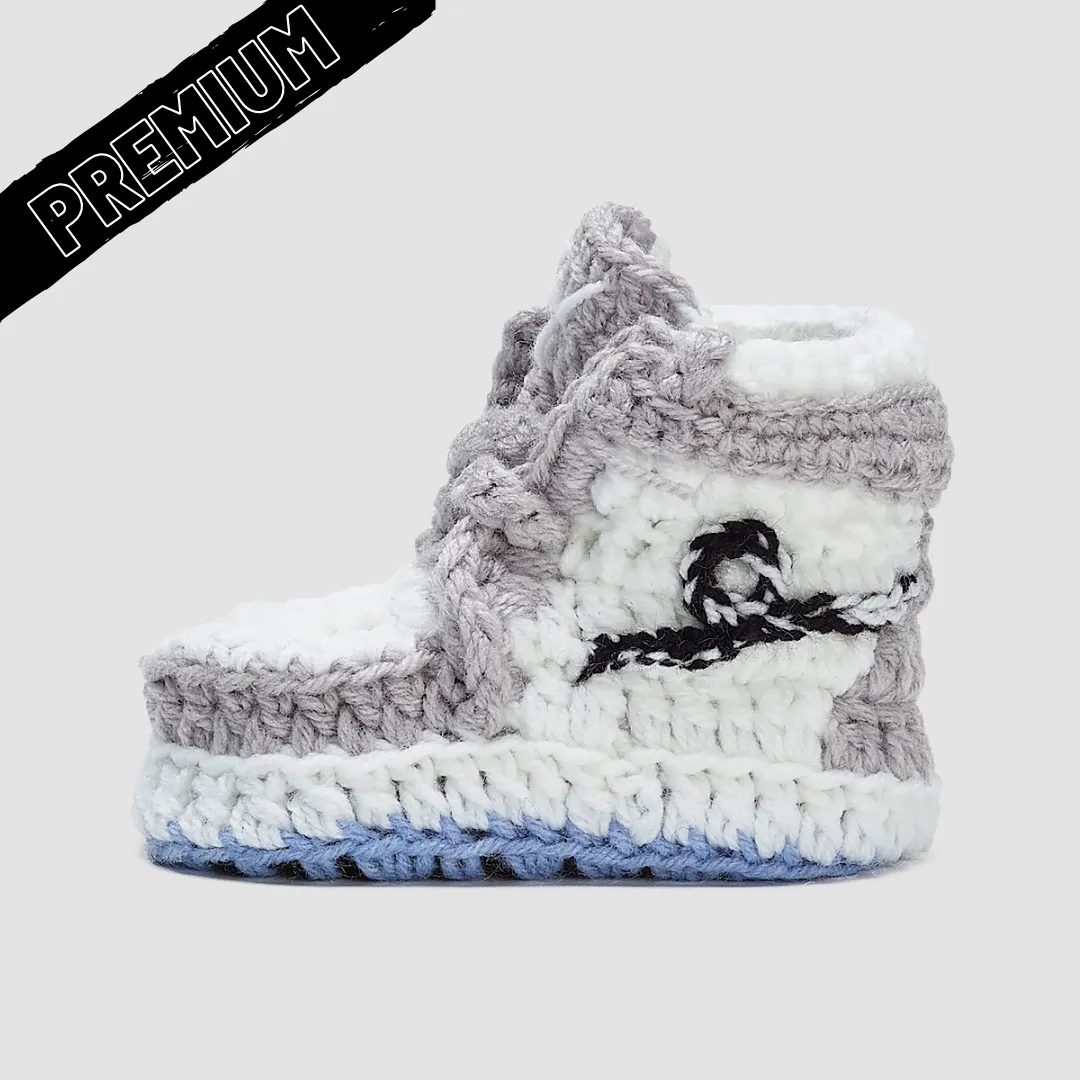 Baby Crochet IB-1 "Lux" (Soft felt non-slip bottom & Shoe Box)
