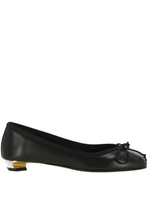 Ballerina Sneakers in Black, Silver and Gold