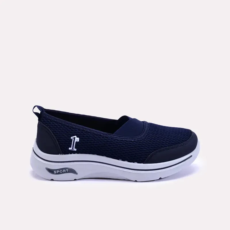 Benedicta Blue Slip On Sneakers 0440733
