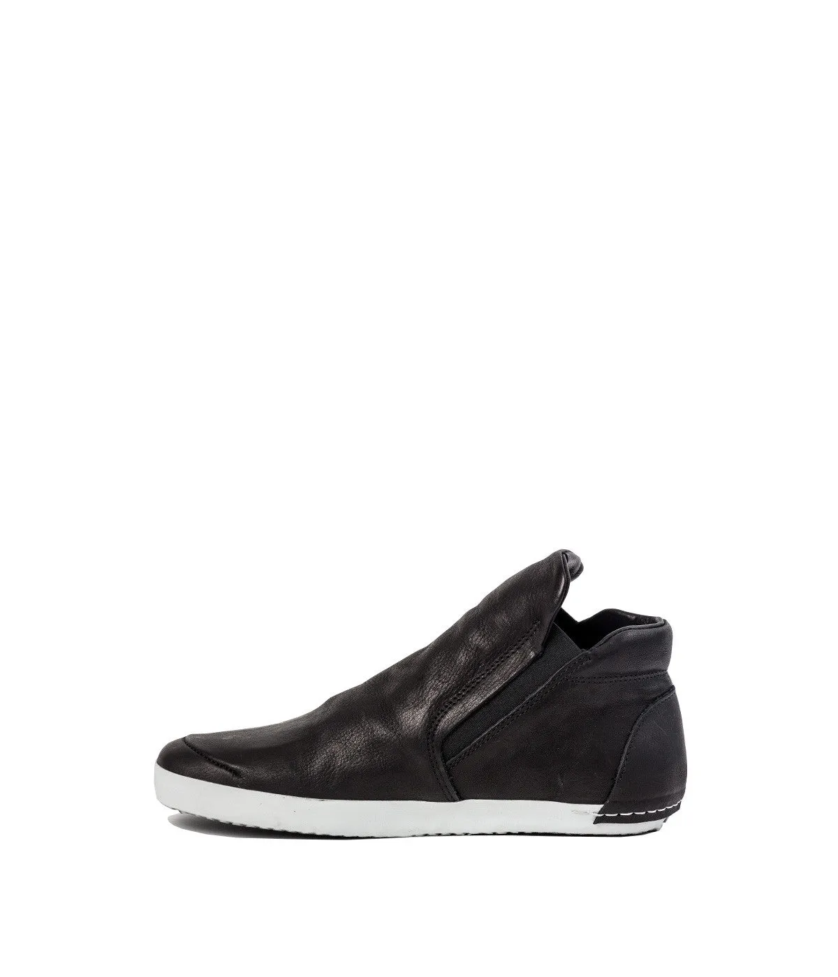 Black High-Top Slip On Shoes