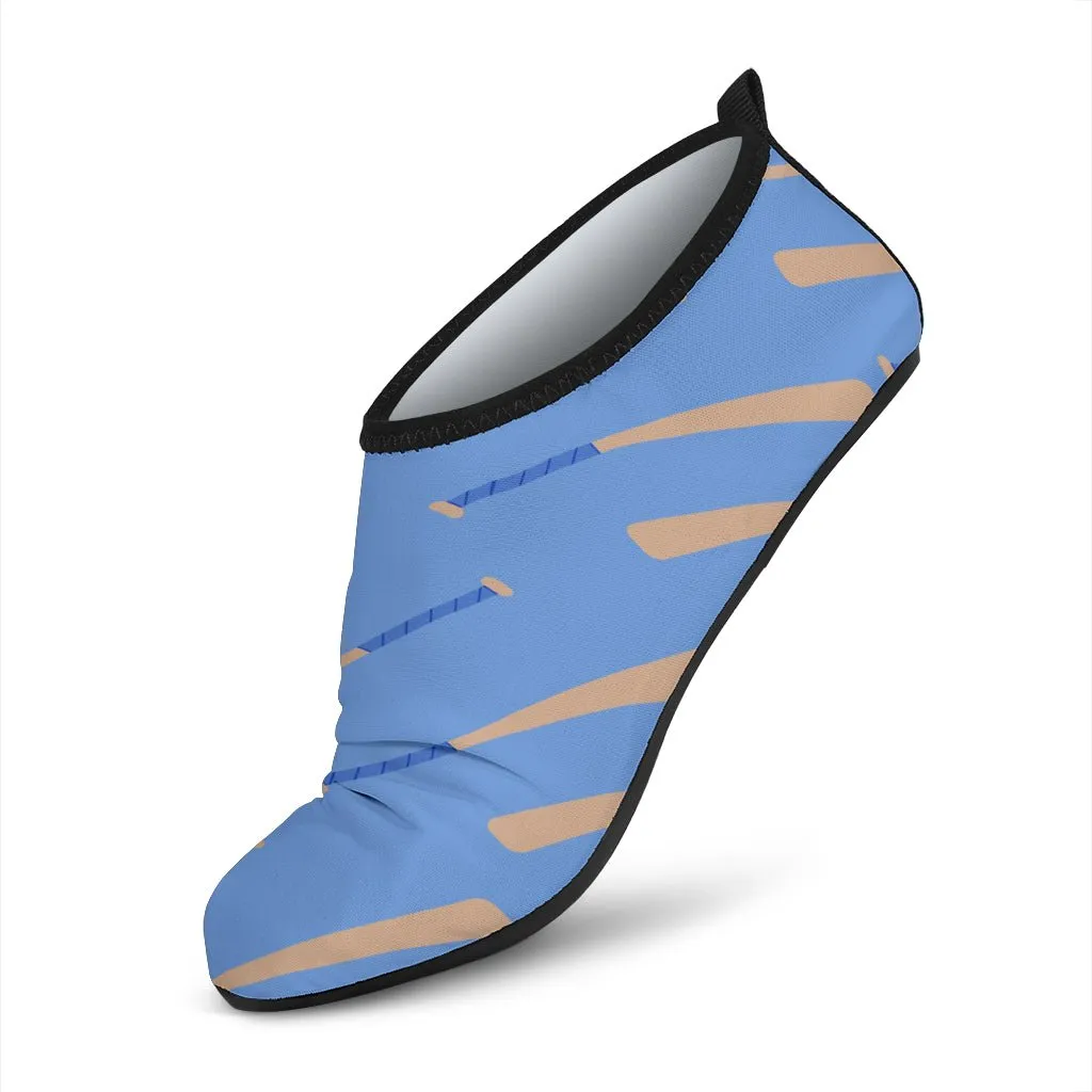 Blue Baseball Bats Aqua Shoes