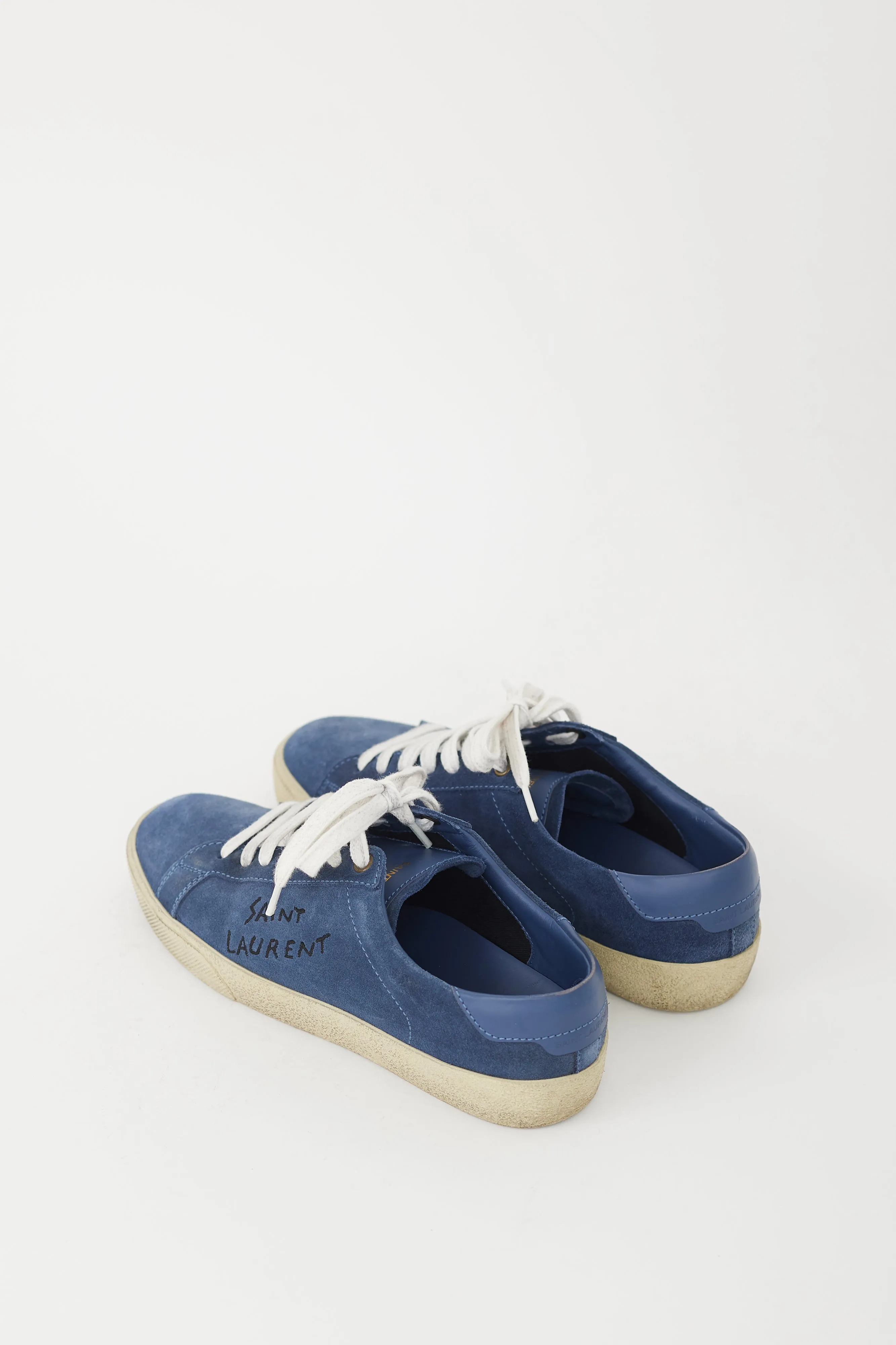Blue Suede Court SL/06 Sneaker