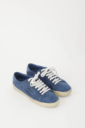 Blue Suede Court SL/06 Sneaker