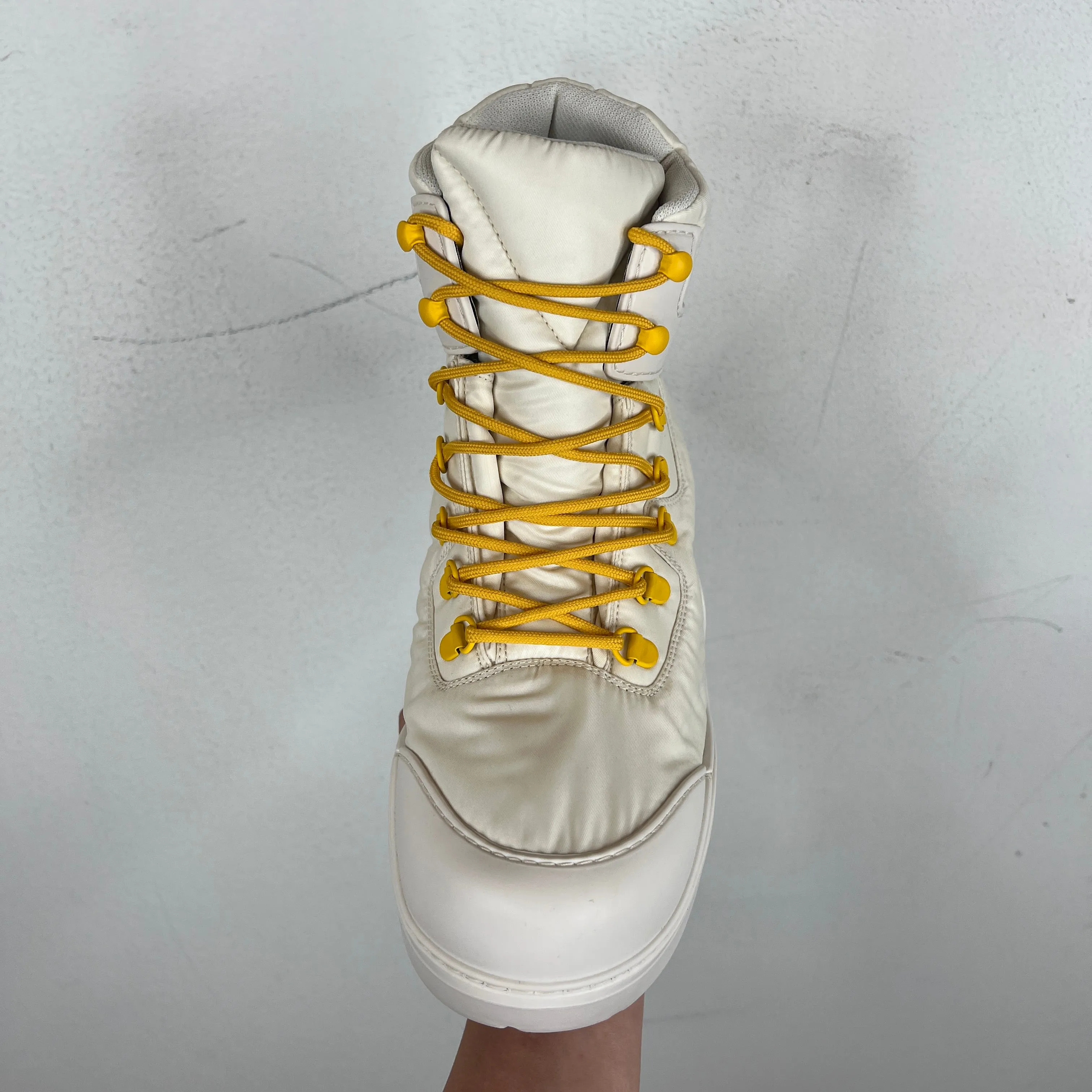 Bottega Veneta Nylon White Puddle Boots