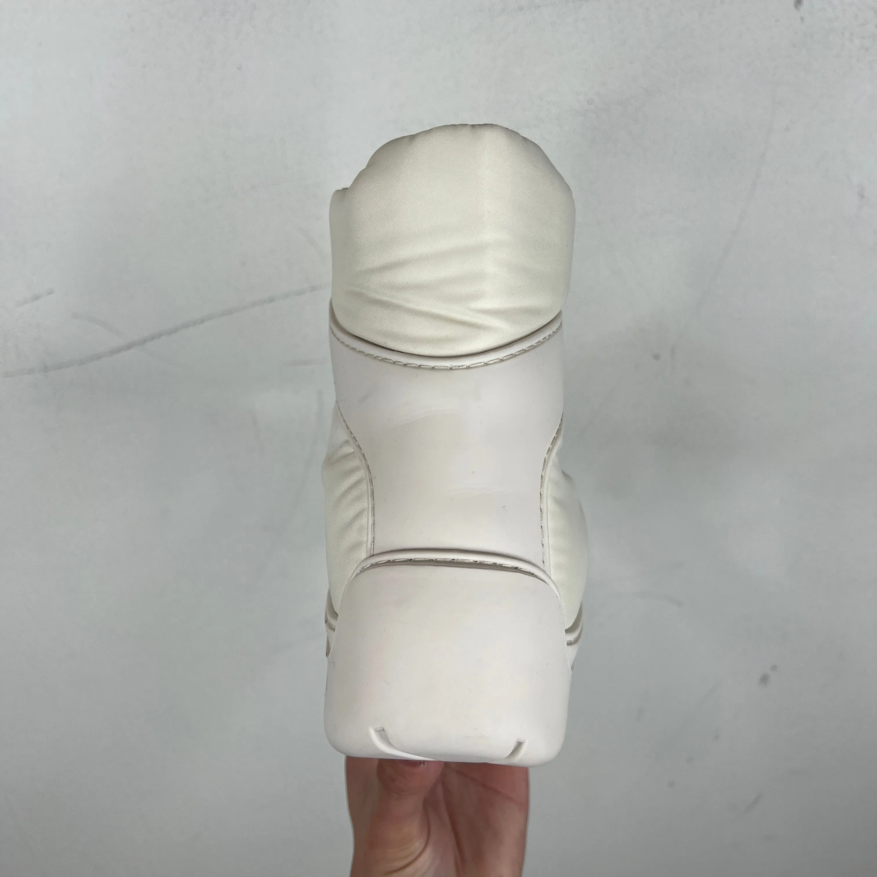 Bottega Veneta Nylon White Puddle Boots