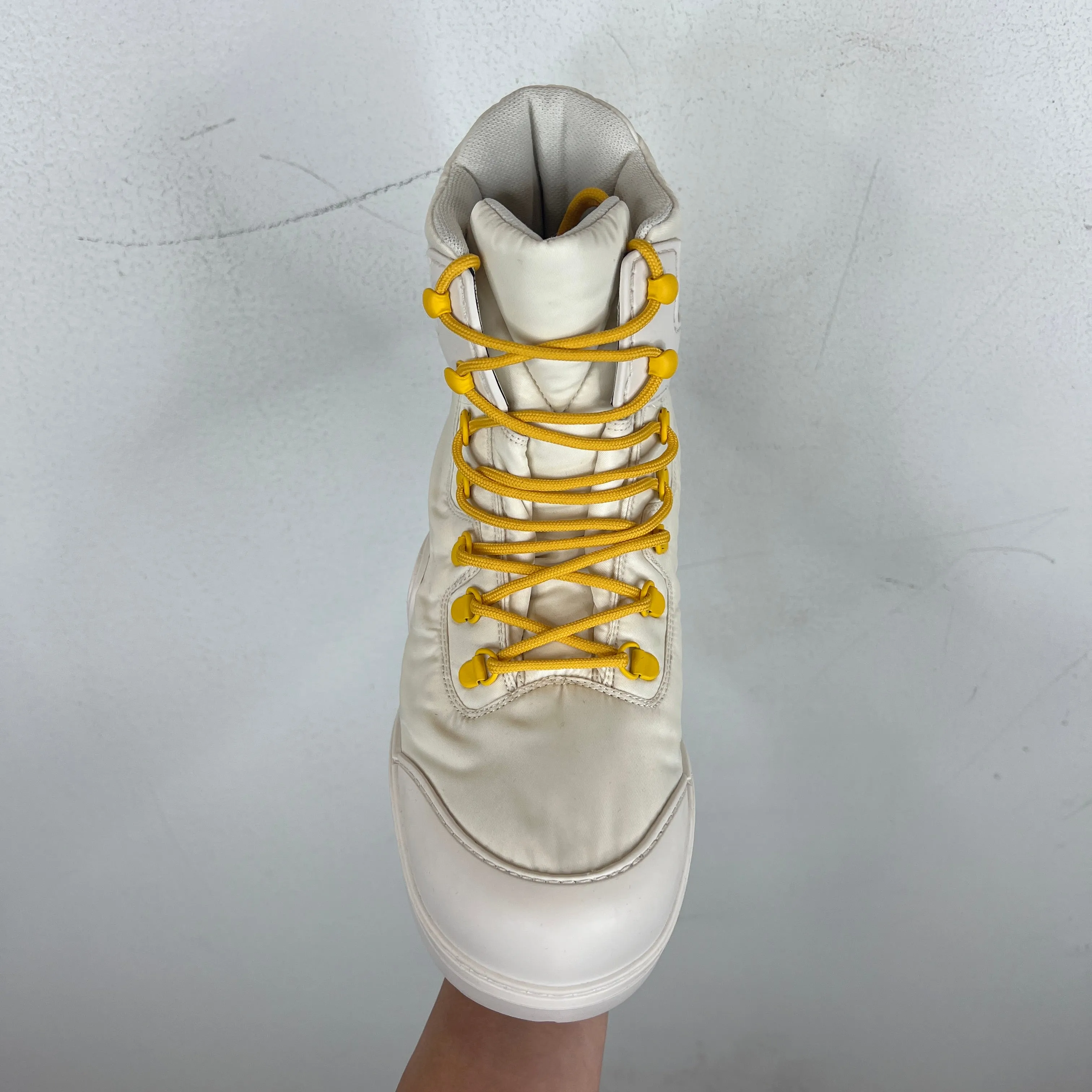 Bottega Veneta Nylon White Puddle Boots