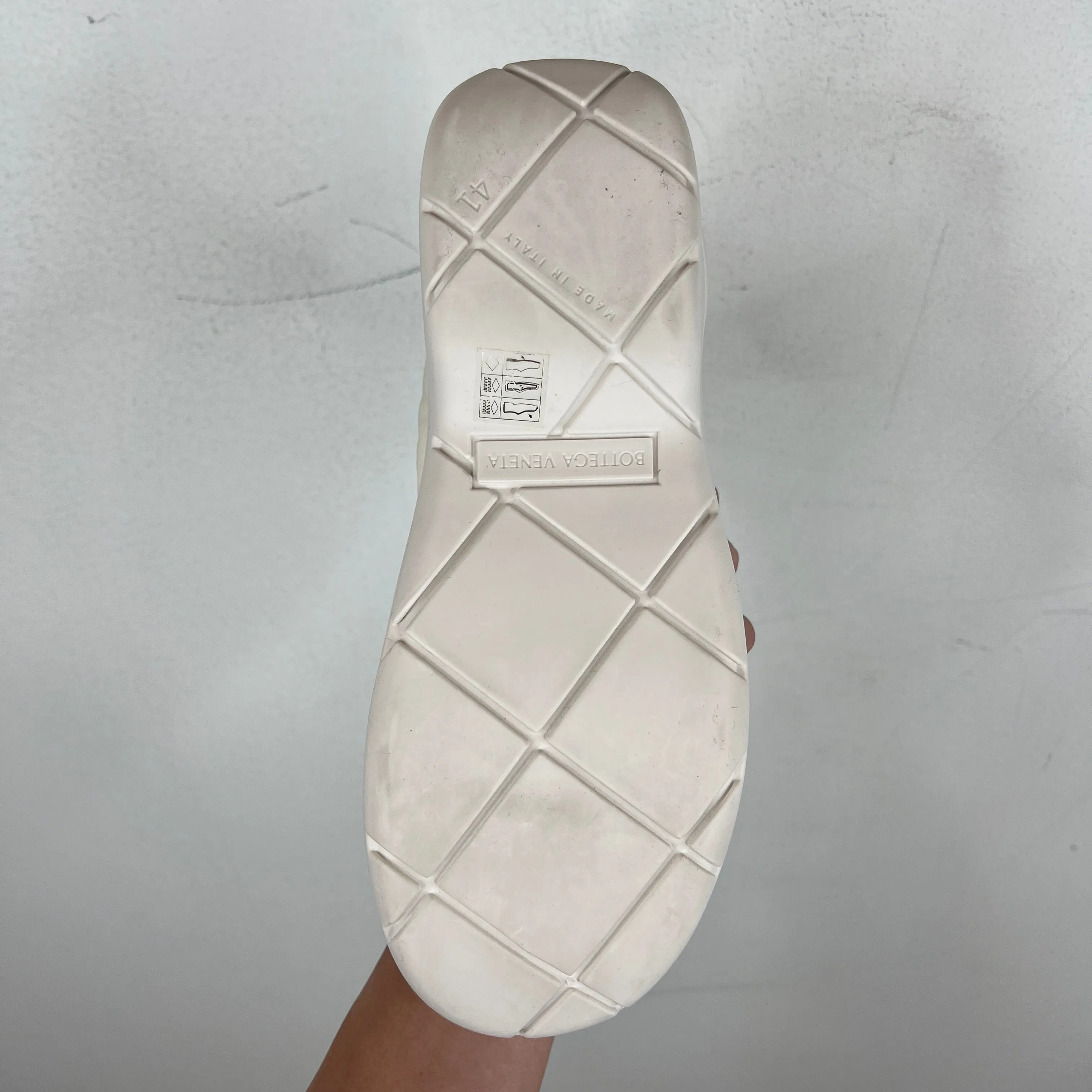 Bottega Veneta Nylon White Puddle Boots