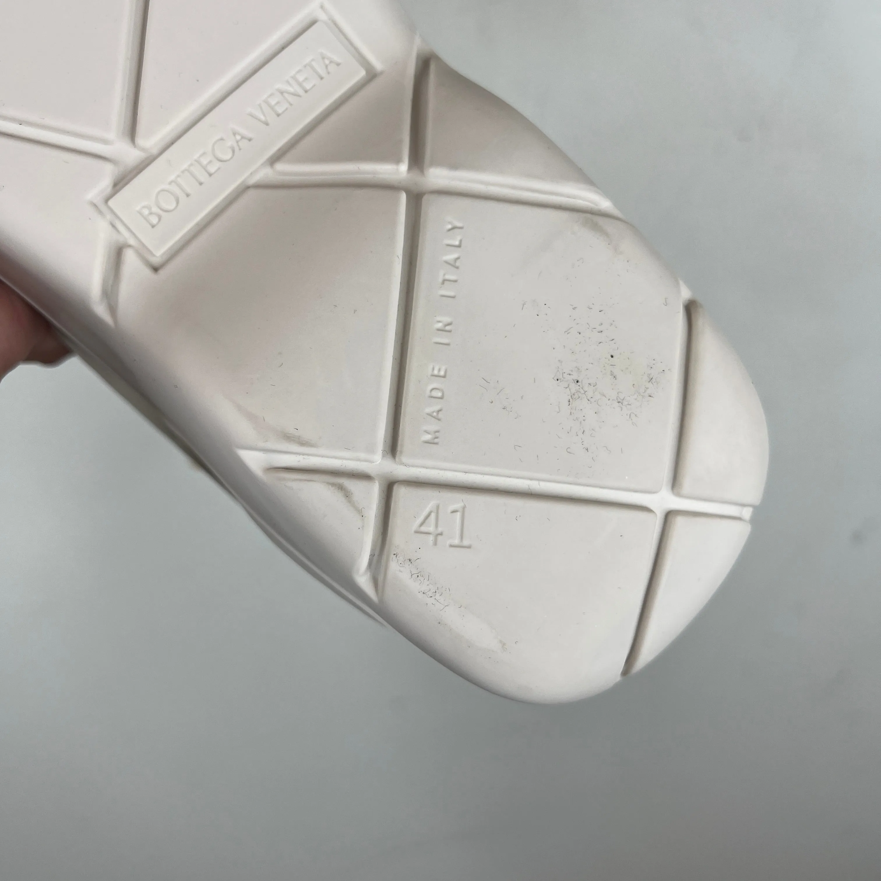 Bottega Veneta Nylon White Puddle Boots