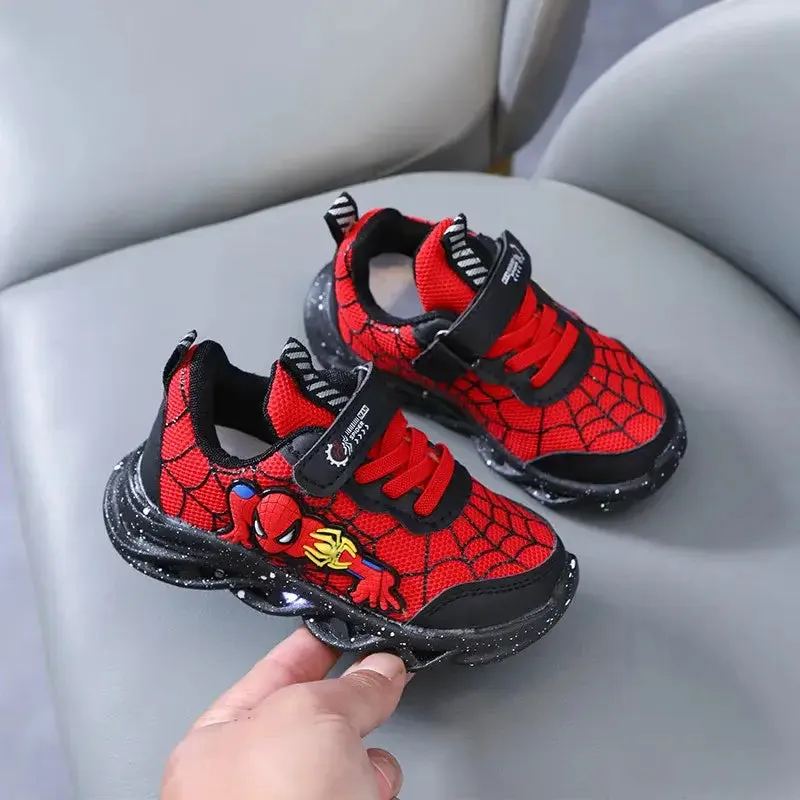 Boys Autumn LED Light-Up Casual Sneakers