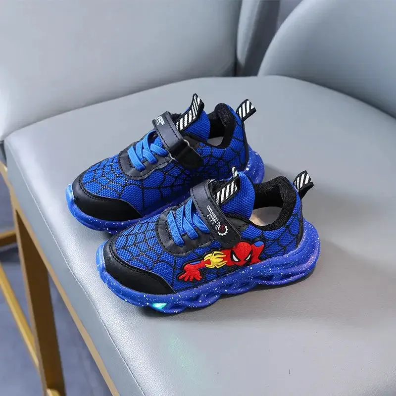 Boys Autumn LED Light-Up Casual Sneakers
