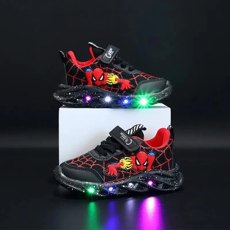 Boys Autumn LED Light-Up Casual Sneakers