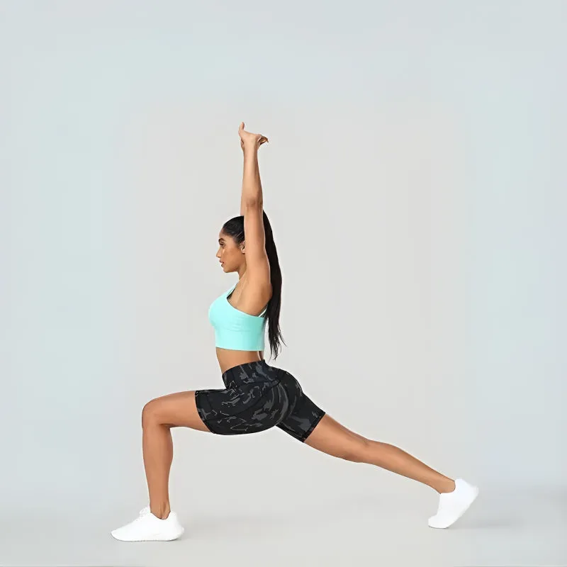 Camo Athletic Shorts – High Waist and Multi Pocket Design
