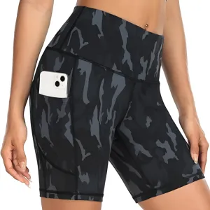 Camo Athletic Shorts – High Waist and Multi Pocket Design