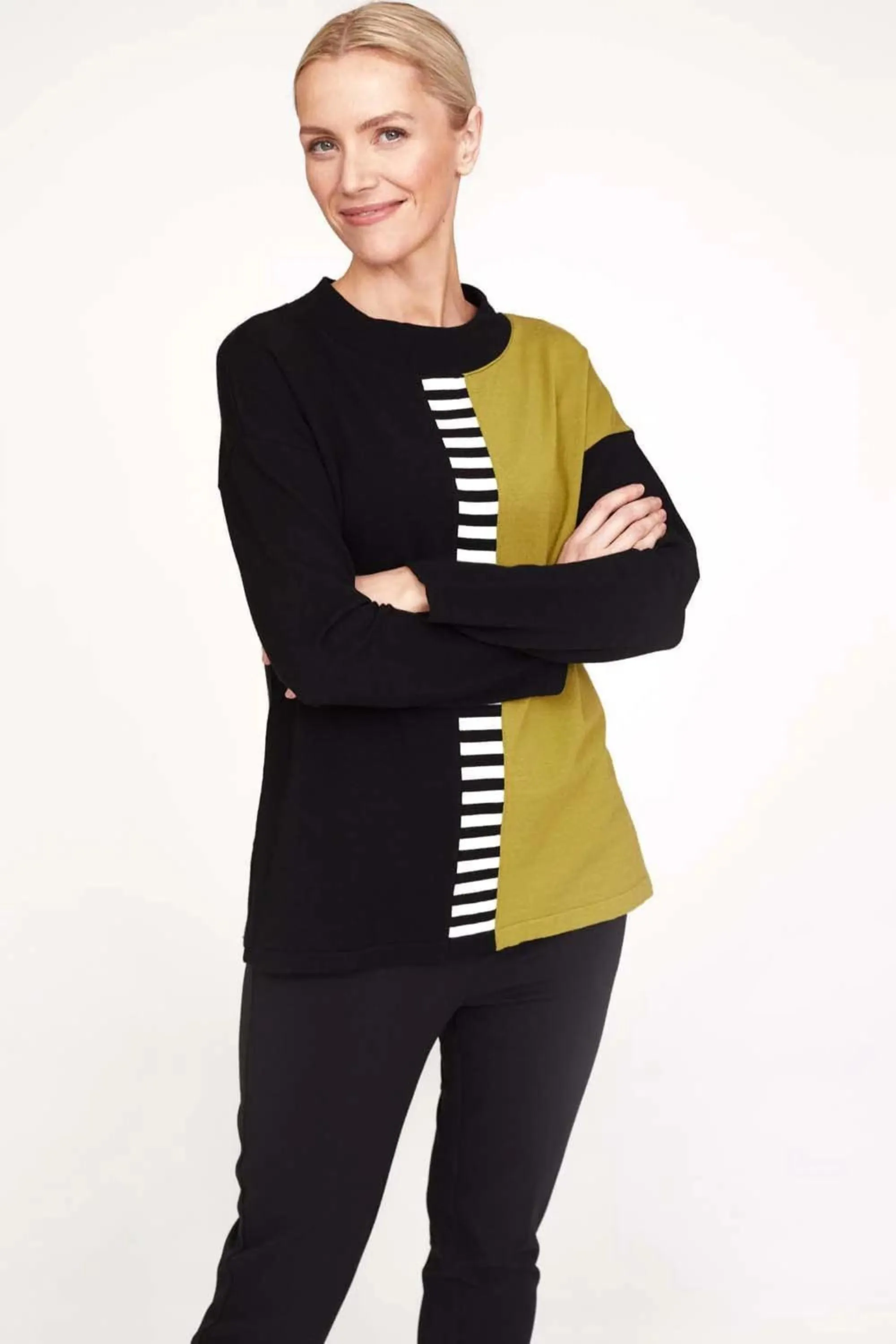 CENTRE STRIPE KNIT - W23173