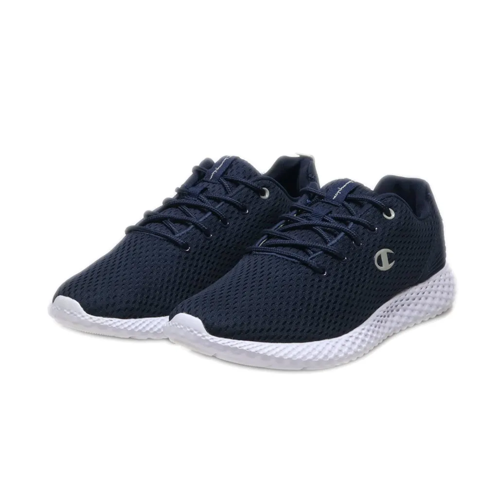 Champion Low Cut Sport Shoes Fabric Blue Colour For Men