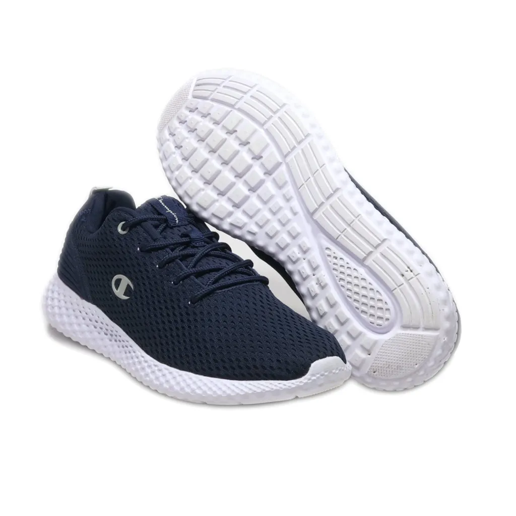 Champion Low Cut Sport Shoes Fabric Blue Colour For Men