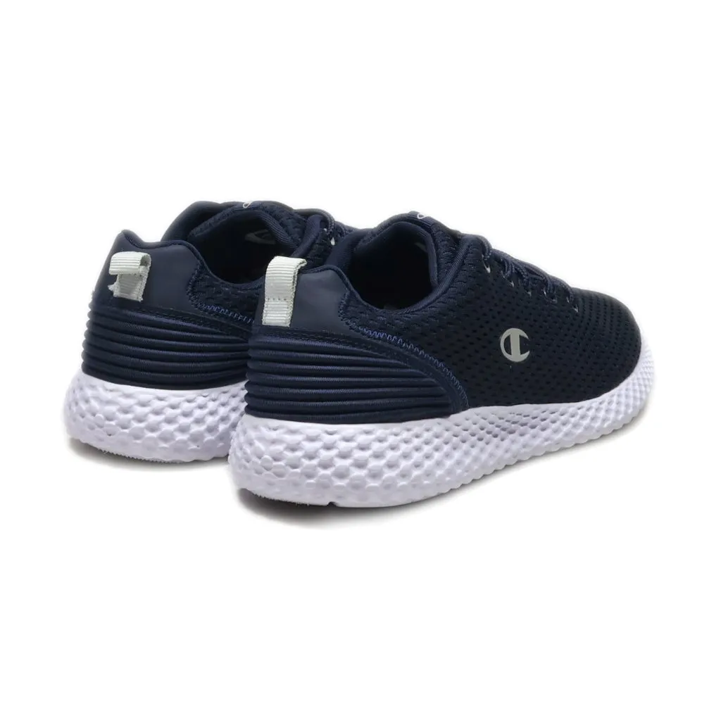Champion Low Cut Sport Shoes Fabric Blue Colour For Men