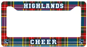Cheer License Plate Surrounds