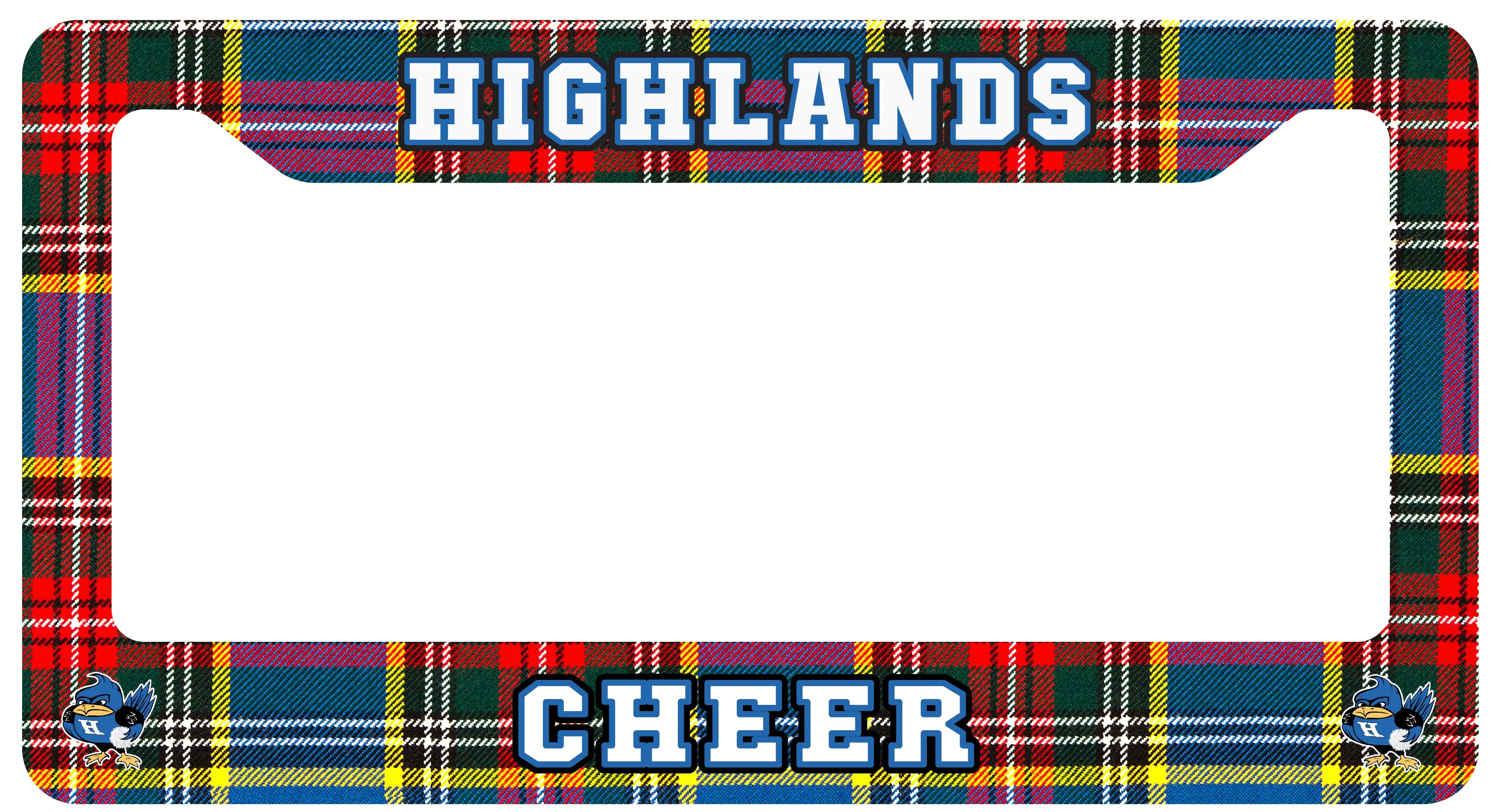 Cheer License Plate Surrounds