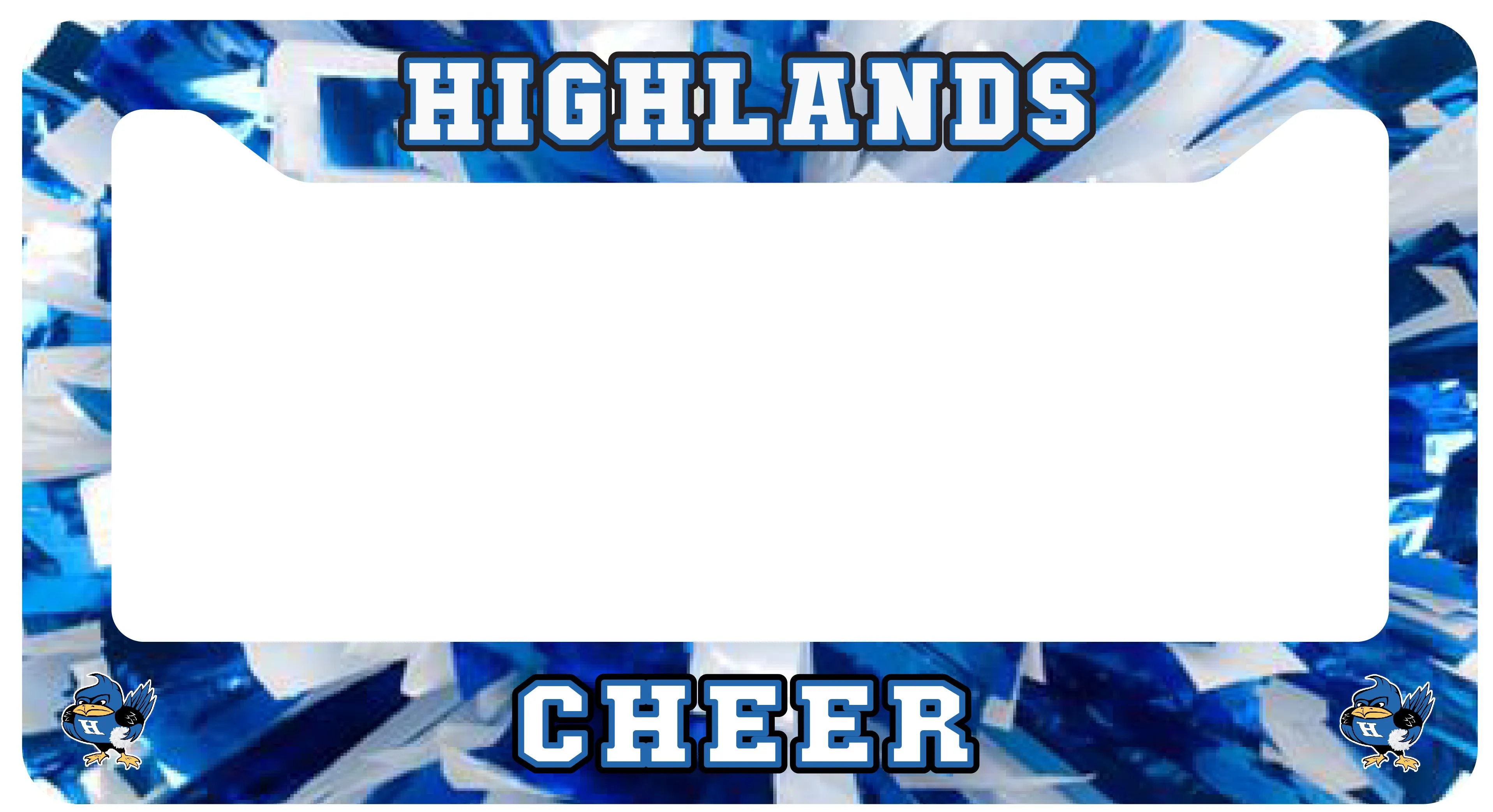 Cheer License Plate Surrounds