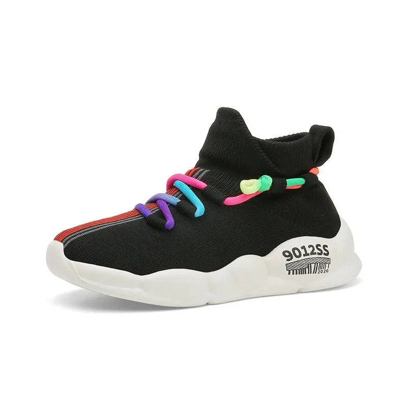 Children Boys Girls Casual Shoes CCSZX40 Kids High Top Socks Sneakers
