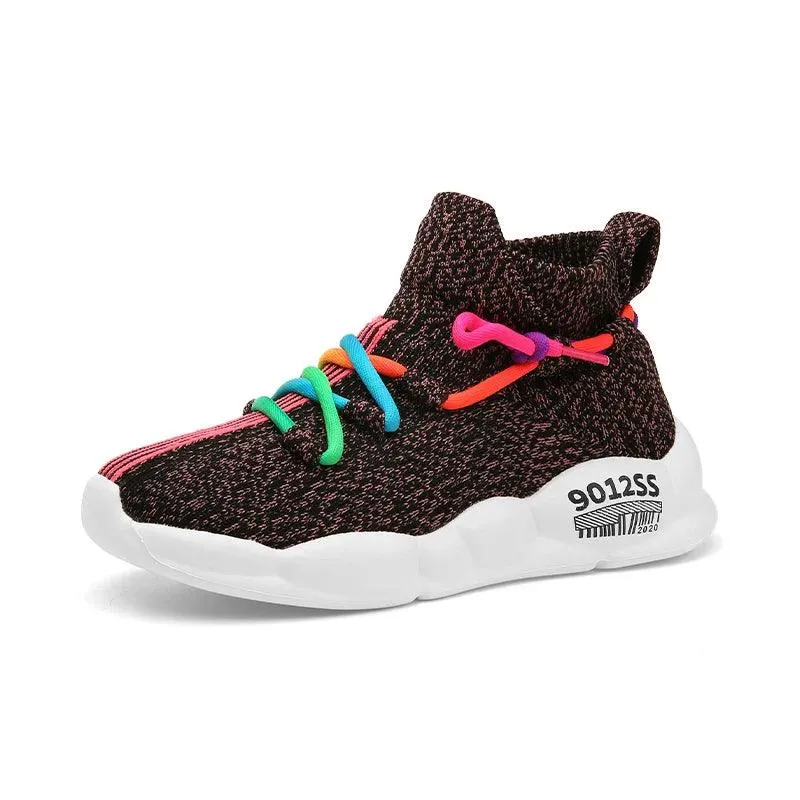 Children Boys Girls Casual Shoes CCSZX40 Kids High Top Socks Sneakers