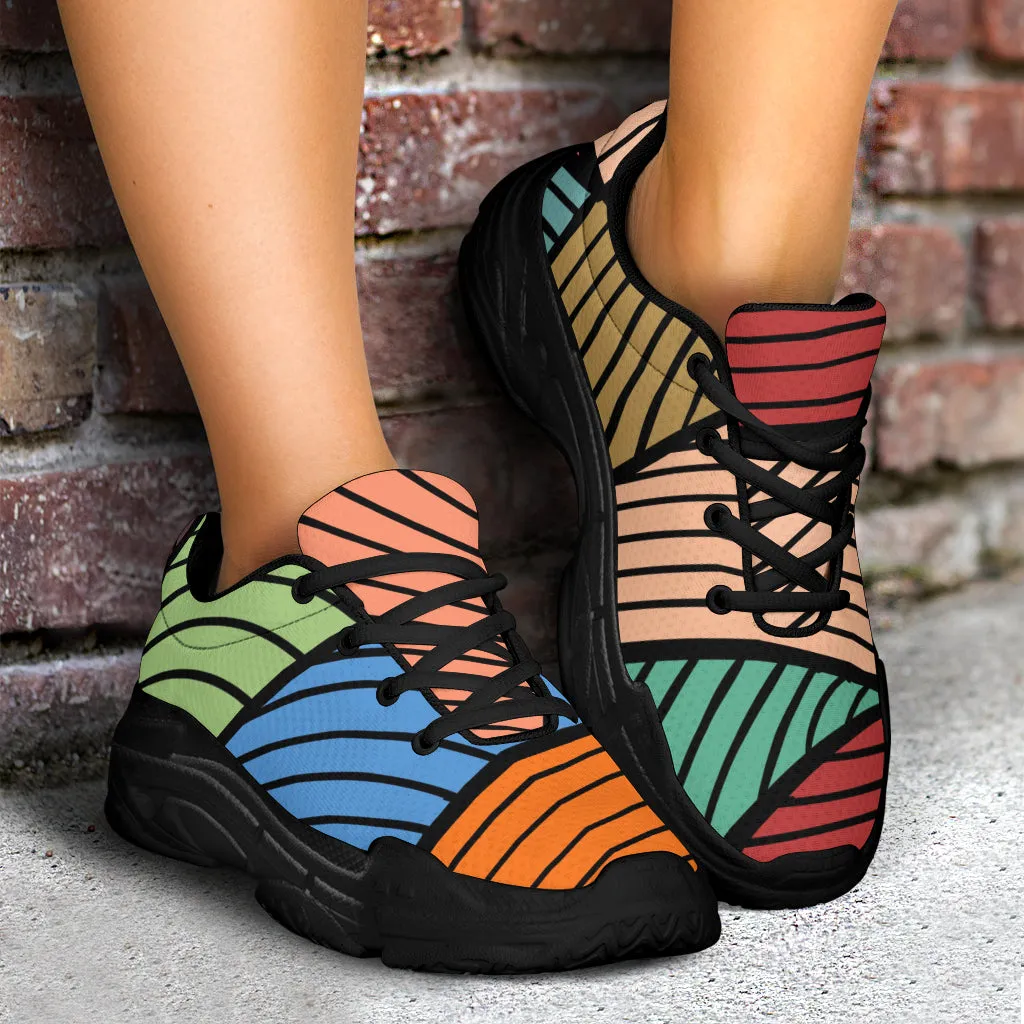 Chunky Sneakers - Stained Glass