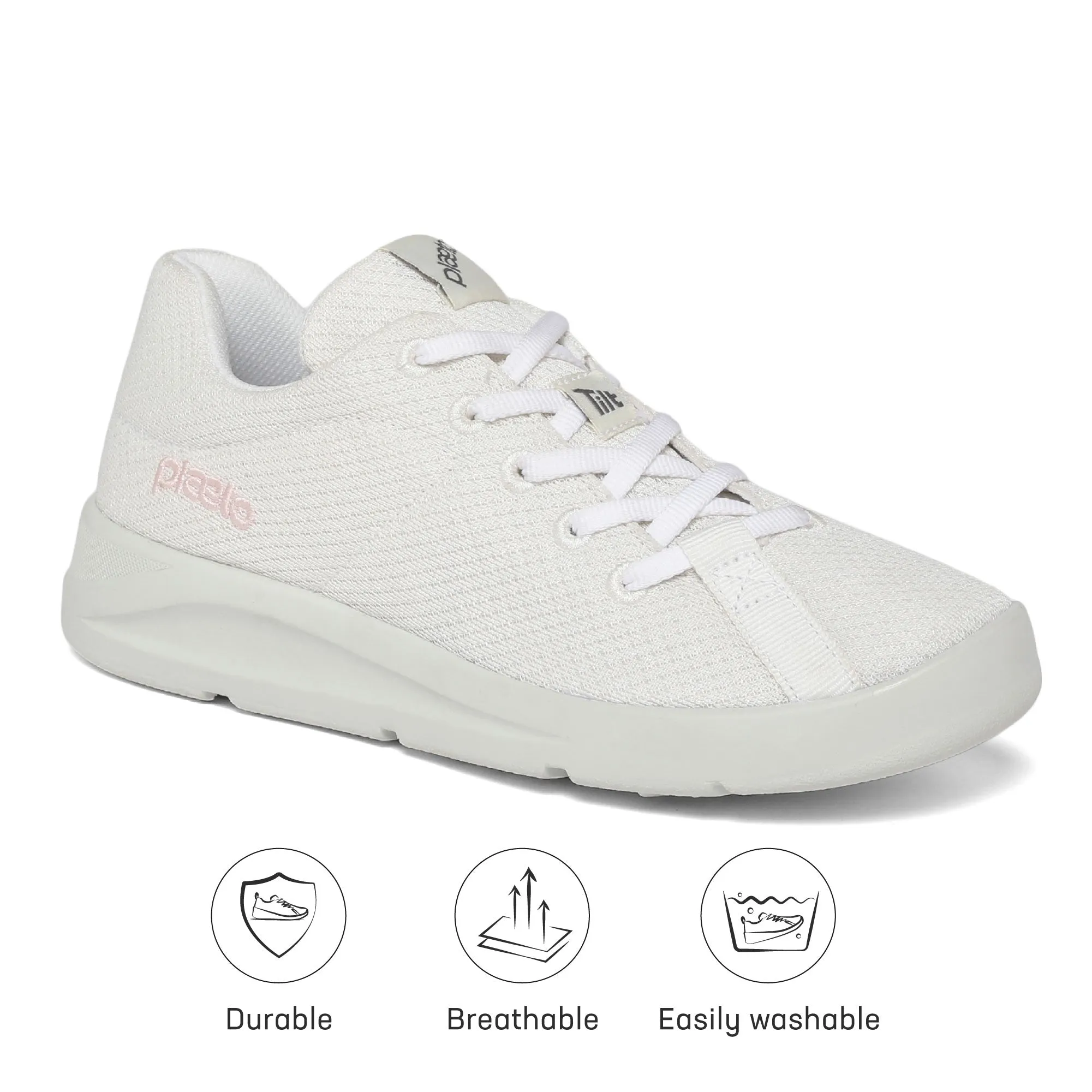 Classic Women's Sports Shoes - White