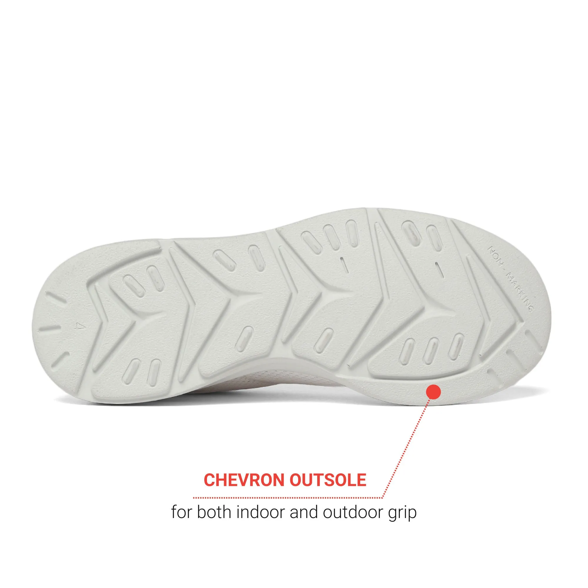 Classic Women's Sports Shoes - White