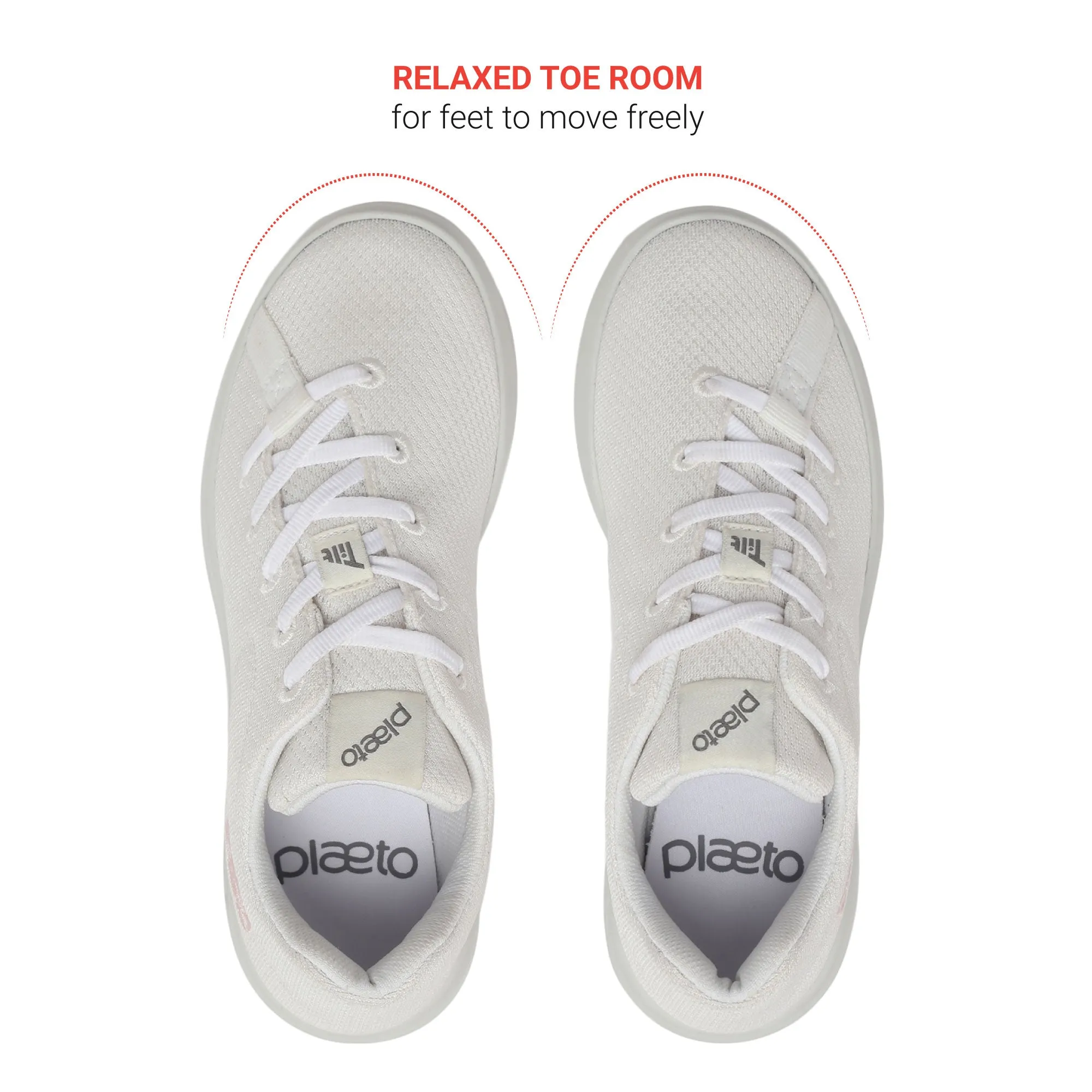 Classic Women's Sports Shoes - White